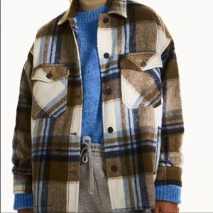 Zara Flannel Overshirt Shacket